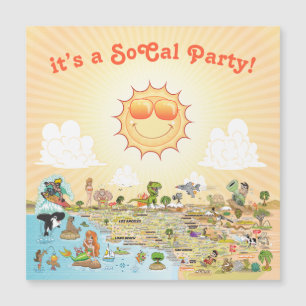 Customisable SoCal Magnet Card
