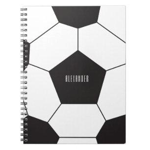 Customisable soccer ball ı notebook
