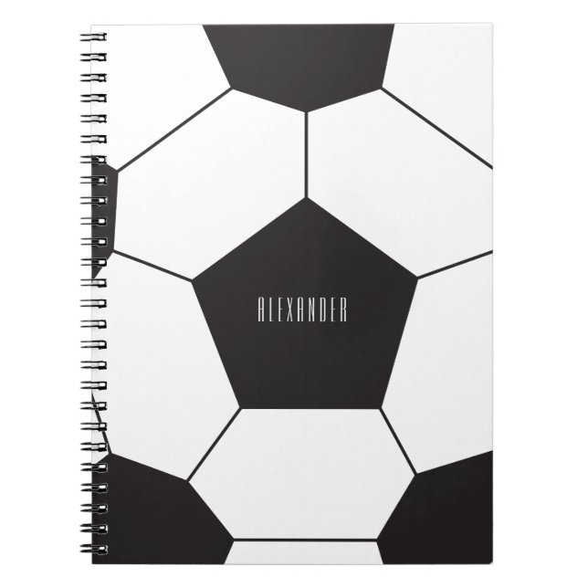 Customisable soccer ball ı notebook (Front)