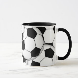 Customisable Soccer Balls Mug