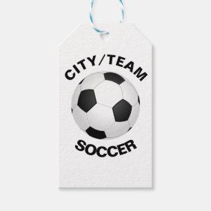 Customisable Soccer Gift Tags