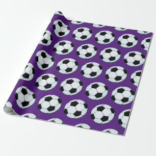 Customisable Soccer Wrapping Paper