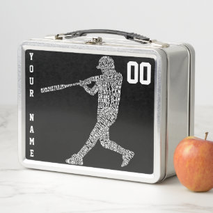 Customisable Softball Baseball Lunch Box