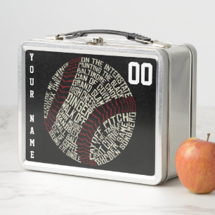 Customisable Softball Baseball Lunch Box