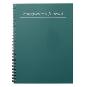 Customisable Songwriter's Journal