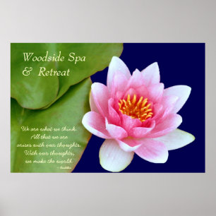 Customisable Spa & Retreat Poster