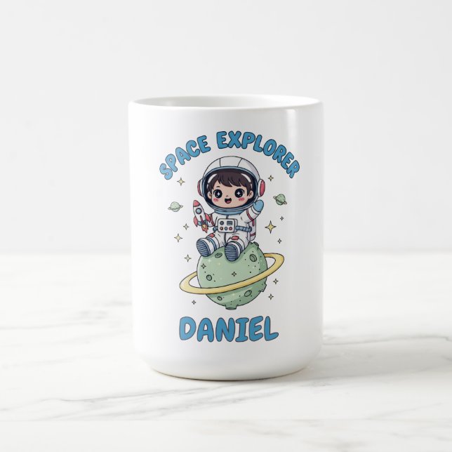 Customisable Space Explorer Kawaii Coffee Mug (Center)