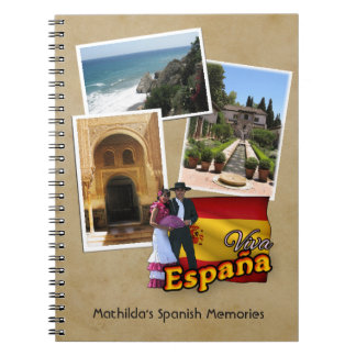 Customisable Spain Notebook