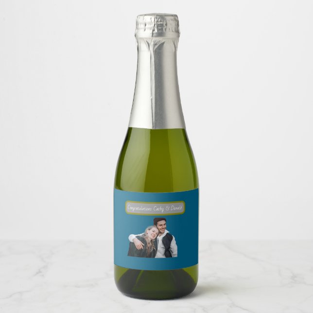Customisable  sparkling wine label (Front)