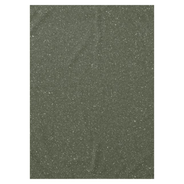 Customisable Speckled Moss Green Tablecloth (Front)