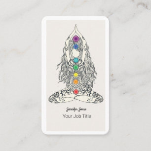 Customisable Spiritual Healing Business Card