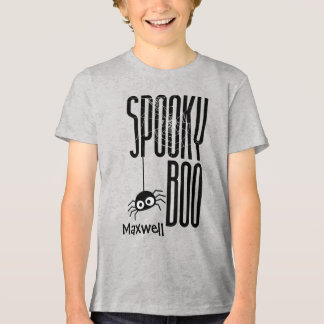 Customisable Spooky Boo Kids Halloween Shirt