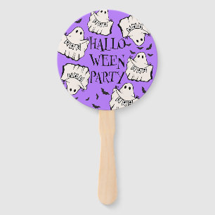 Customisable Spooky & Fun Halloween Hand Fan