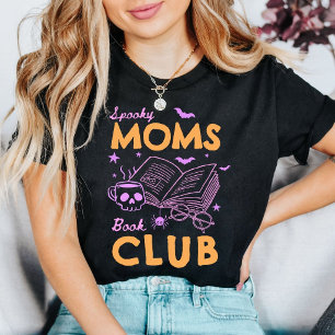 Customisable Spooky Moms Book Club Funny Halloween T-Shirt