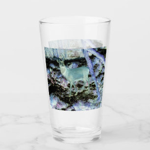 Customisable Spooky Red Deer Stag Gothic Woodland Glass