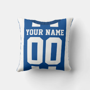 Customisable Sports Jersey Template Pillow, Soccer Cushion