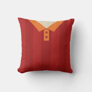 Customisable Sports Jersey Template Pillow, Soccer Cushion