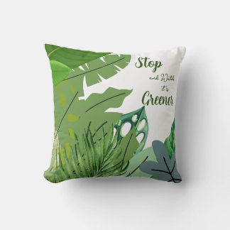 Customisable Spring Throw Pillow