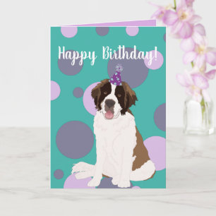 Customisable St Bernard Card