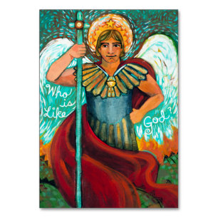 Customisable St. Michael Archangel Prayer Card