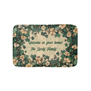 customisable St. Patrick's day Bath Mat