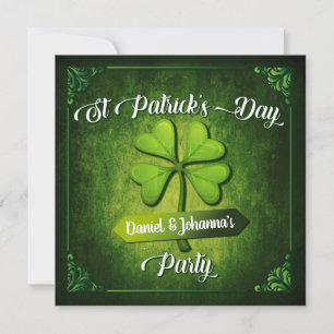 Customisable St Patrick's Day Party Invitation