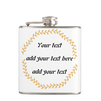 Customisable Stainless Steel Hip Flask with Elegan