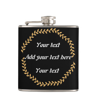 Customisable Stainless Steel Hip Flask with Elegan