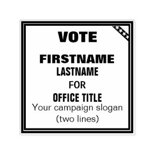 Customisable stamp for campaign