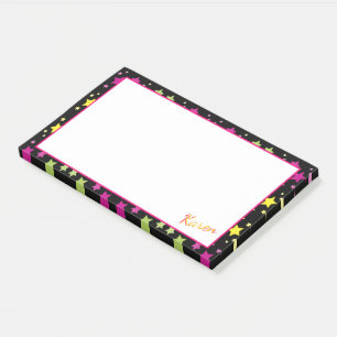 Customisable Star Post It Note For Karen or You