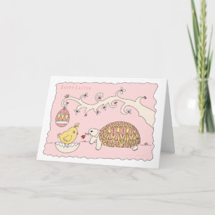 Customisable Star Tortoise Easter Card