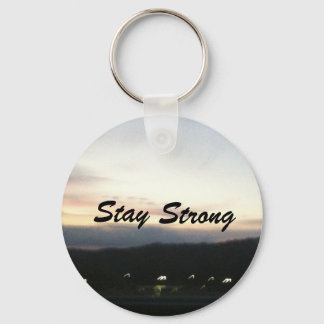 Customisable Stay Strong Keychain