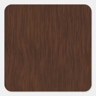 Customisable Stickers with Dark Wood Grain Look