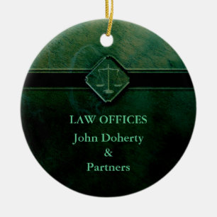 Customisable Stylish Ornament   Scales of Justice