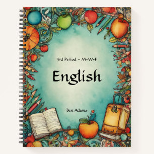 Customisable Subject Notebook