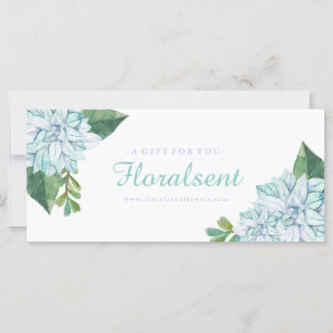 Customisable Succulents Gift Certificate