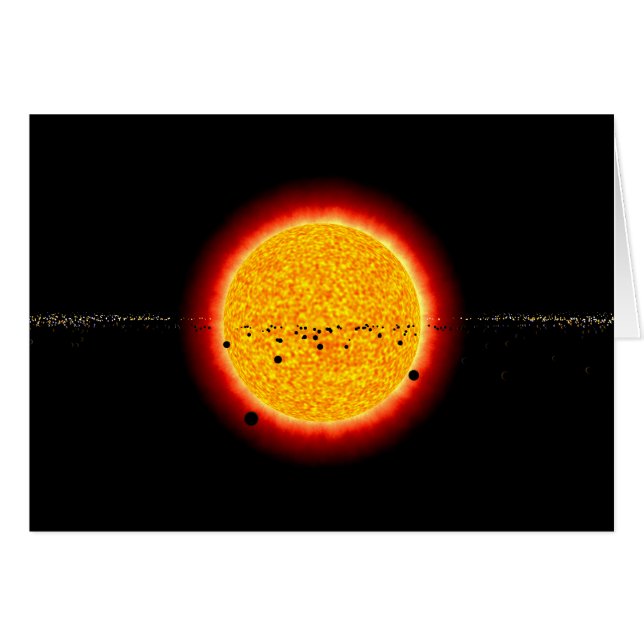 Customisable Sun with planets (Front Horizontal)