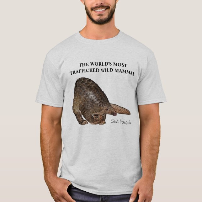 Customisable Sunda Pangolin T-shirt (Front)