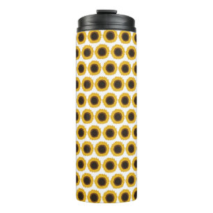 Customisable Sunflowers Thermal Tumbler