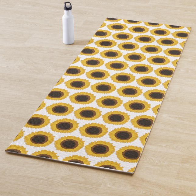 Customisable Sunflowers Yoga Mat (In Situ)