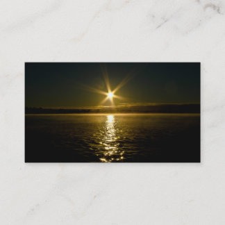 Customisable Sunrise Business Cards