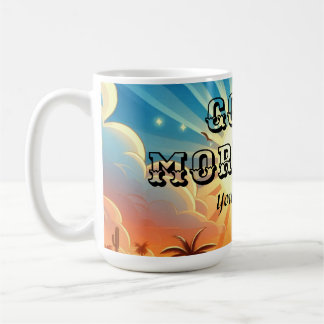 Customisable Sunrise Good Morning Coffee Mug
