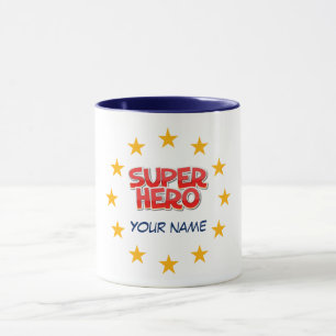 Customisable super hero mug
