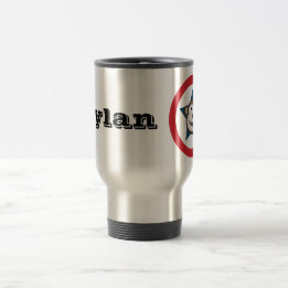 Customisable Super Monkey Travel / Commuter Mug