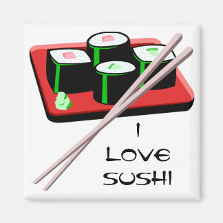 Customisable Sushi Rolls Magnet