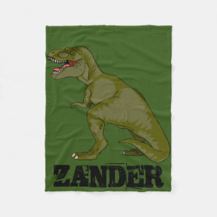 Customisable T-Rex Fleece Blanket