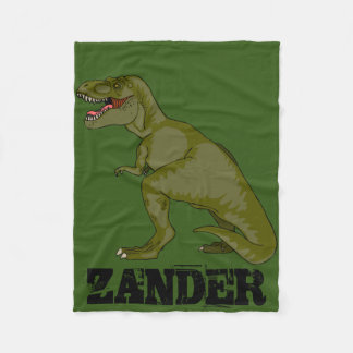 Customisable T-Rex Fleece Blanket