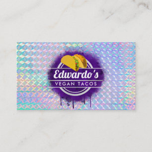 Customisable Taco business cards