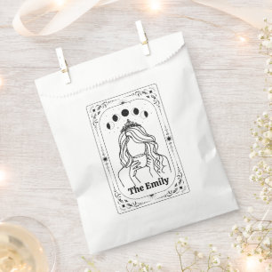 Customisable Tarot Card Name Zodiac Sign Astrology Favour Bags