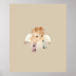 customisable tater tot cat poster